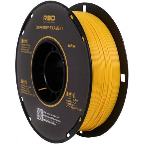 PETG пластик Solidfilament 1,75 мм желтый 1 кг