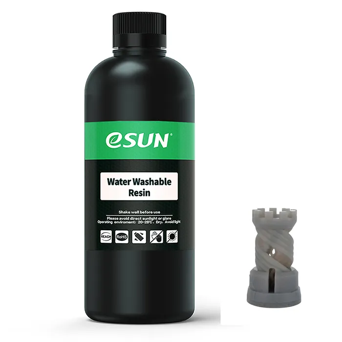 Фотополимер ESUN Water Washable серый (0,5 л)