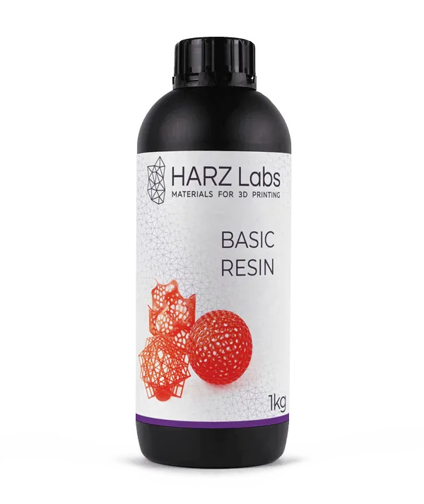 Фотополимер HARZ Labs Basic Resin, красный (1 кг)